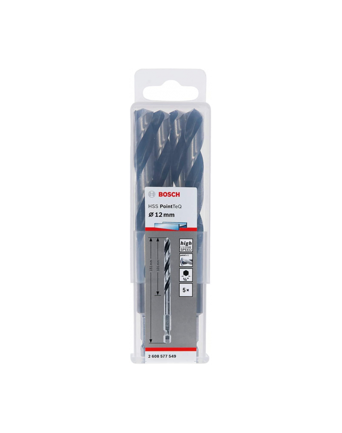 bosch powertools Bosch twist drill HSS PointTeQ Hex, O 12mm (5 pieces, working length 101mm) główny