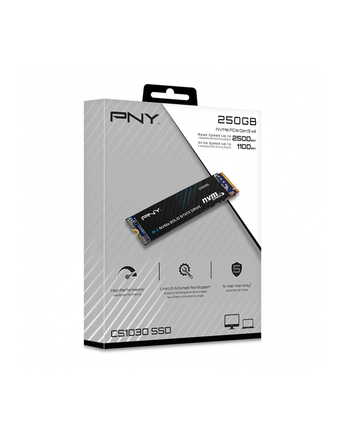 pny Dysk SSD 250GB M.2 2280 CS1030 M280CS1030-250-RB główny