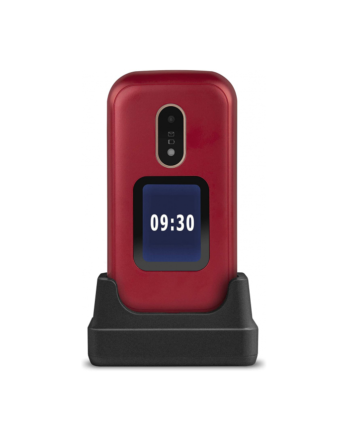 Doro 6060, clamshell phone (red/Kolor: BIAŁY, 2G) główny