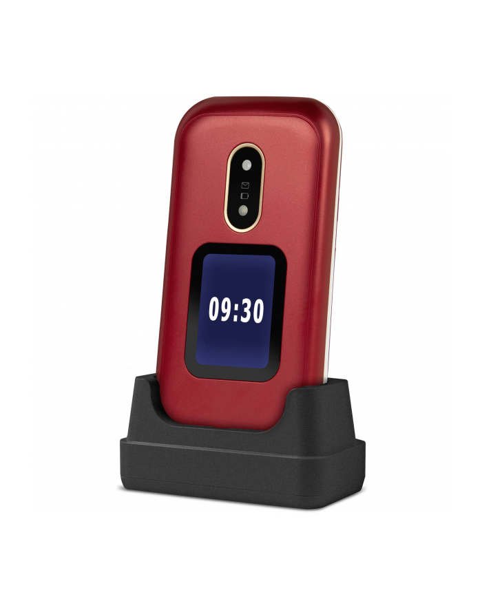 Doro 6060, clamshell phone (red/Kolor: BIAŁY, 2G) główny