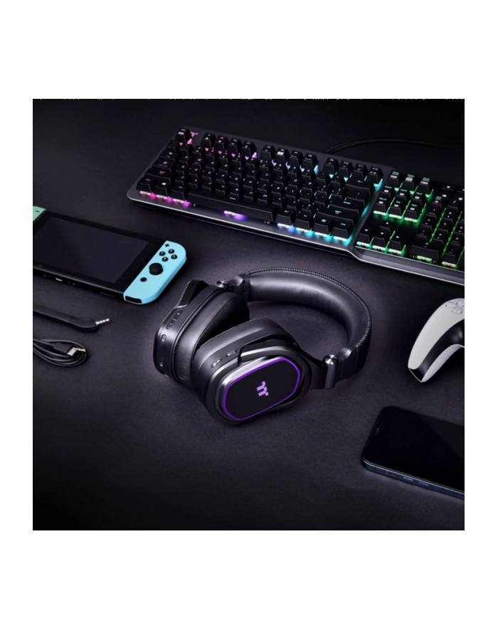 Thermaltake ARGENT H5 RGB Wireless, gaming headset (Kolor: CZARNY, USB-C, jack) główny