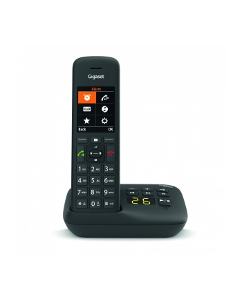 Gigaset C575A, analogue telephone (Kolor: CZARNY, answering machine)