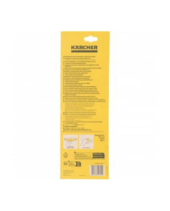 Kärcher Squeegee lips wide 280mm for WV 6, squeegee (yellow, 2 pieces)