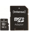 Intenso UHS-I Performance 16 GB microSDXC, memory card (Kolor: CZARNY, UHS-I U1, Class 10) - nr 16