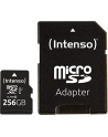 Intenso UHS-I Performance 256 GB microSDXC, memory card (Kolor: CZARNY, UHS-I U1, Class 10) - nr 12