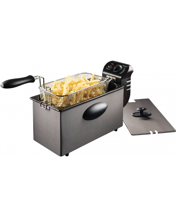 Bestron CoolZone AF357A, deep fryer (grey/Kolor: CZARNY)