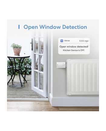 MEROSS MTS150H Smart Radiator Thermostat Kit, heating thermostat (Kolor: BIAŁY, incl. Smart Hub)