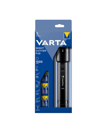 Varta Night Cutter F40, flashlight (Kolor: CZARNY)
