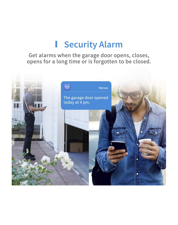 MEROSS MSG100 Smart WiFi garage door opener, relay główny
