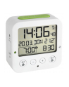 TFA Digital radio alarm clock with temperature BINGO (Kolor: BIAŁY/green) - nr 3