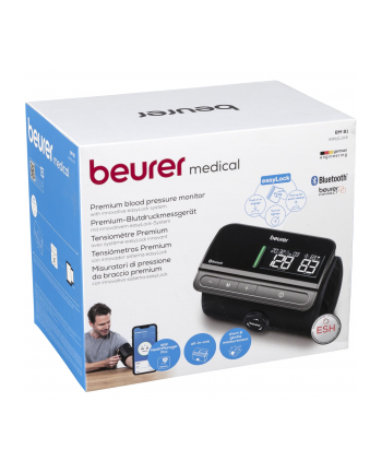 Beurer blood pressure monitor BM81 Kolor: CZARNY/grey - EasyLock, Bloodoth