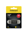Intenso Twist Line 64 GB, USB stick (anthracite/transparent, USB-A 3.2 Gen 1, USB-C 3.2 Gen 1) - nr 9