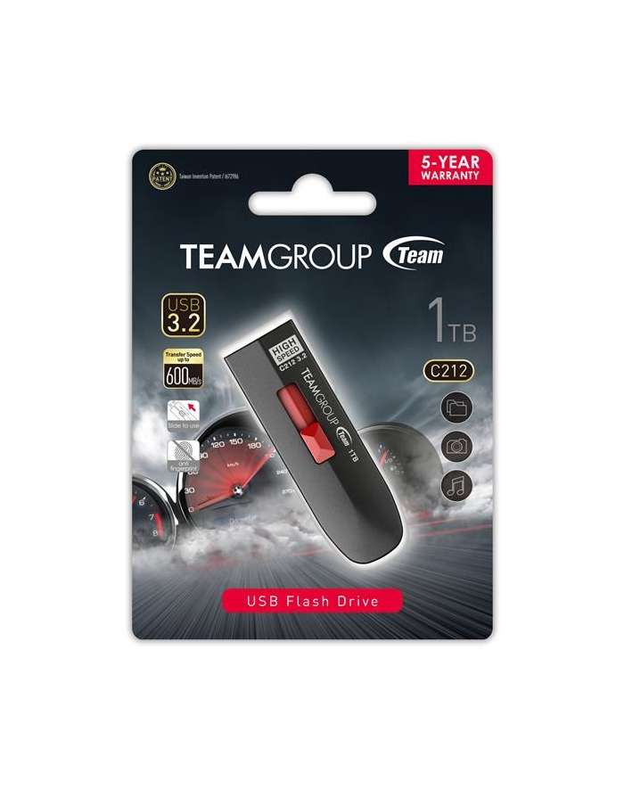 Team Group C212 1TB USB Stick (Black/Red USB-A 3.2 Gen 2) główny