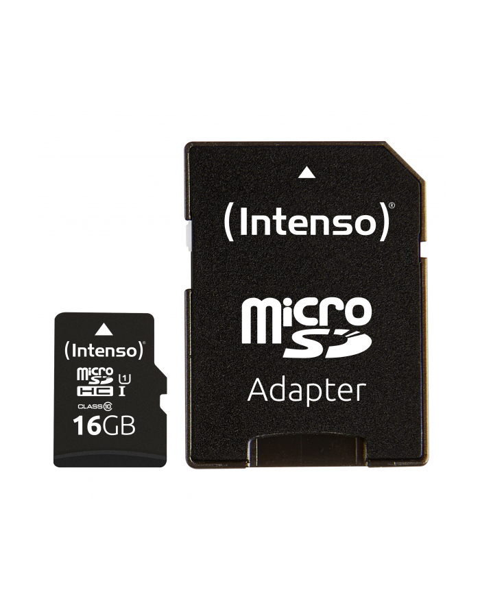 Intenso UHS-I Performance 16 GB microSDXC, memory card (Kolor: CZARNY, UHS-I U1, Class 10) główny
