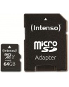 Intenso UHS-I Performance 64 GB microSDXC, memory card (Kolor: CZARNY, UHS-I U1, Class 10) - nr 10
