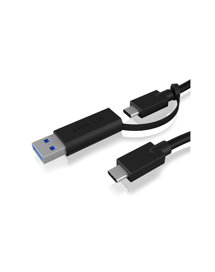 ICY BOX USB-C cable IB-CB031 (Kolor: CZARNY, 1 meter) główny