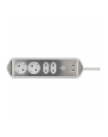 Brennenstuhl estilo corner power strip 4-way (Kolor: BIAŁY/stainless steel, 2x USB) - nr 6