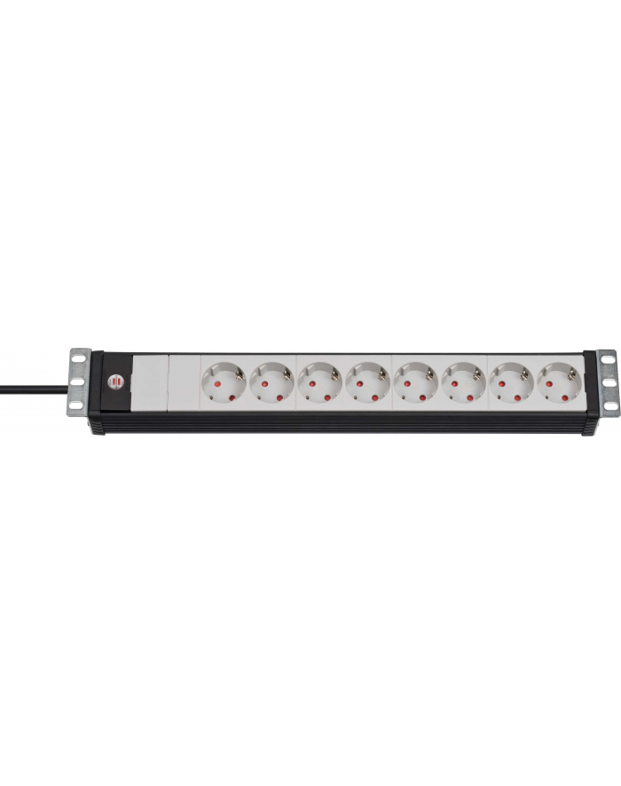 Brennenstuhl Premium-Line 19  8-way power strip (Kolor: CZARNY/light grey, suitable for 19  racks) główny