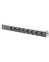 Brennenstuhl Premium-Line 19  8-way power strip (Kolor: CZARNY/light grey, suitable for 19  racks) - nr 9