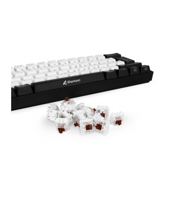 Sharkoon Gateron Pro Brown switch set, key switches (brown/transparent, 35 pieces)