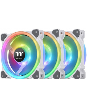 Thermaltake Riing Trio 12 RGB Radiator Fan White TT Premium Edition, case fan (Kolor: BIAŁY, pack of 3 incl. controller)