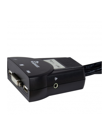 Inter-Tech KVM Switch LS-21DA DVI (Kolor: CZARNY)