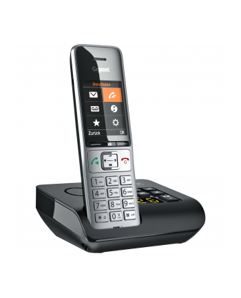 Gigaset COMFORT 500A, analogue telephone (silver/Kolor: CZARNY)