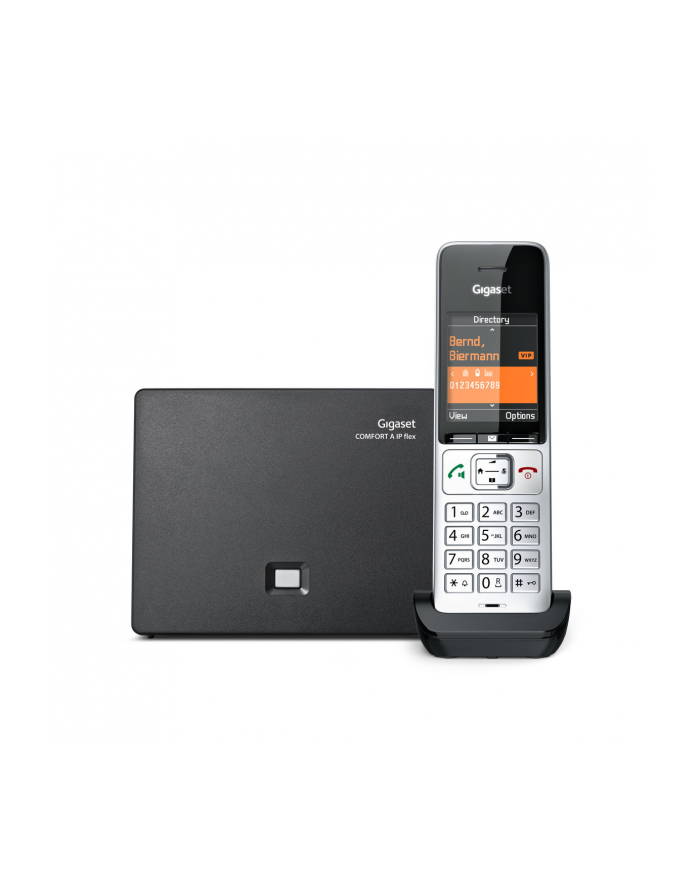 Gigaset COMFORT 500A IP flex, VoIP phone (silver/Kolor: CZARNY) główny