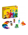 LEGO 11017 Classic Creative Monsters Construction Toy (Creative Set with LEGO bricks, box with building blocks for children from 4 years, construction toys) - nr 1