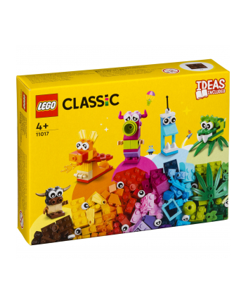 LEGO 11017 Classic Creative Monsters Construction Toy (Creative Set with LEGO bricks, box with building blocks for children from 4 years, construction toys)