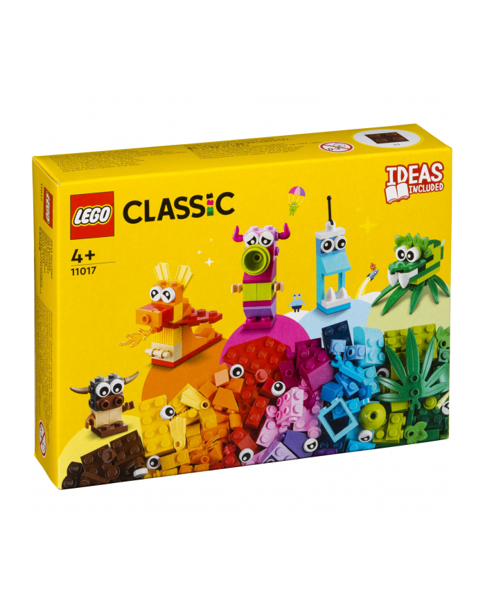 LEGO 11017 Classic Creative Monsters Construction Toy (Creative Set with LEGO bricks, box with building blocks for children from 4 years, construction toys) główny