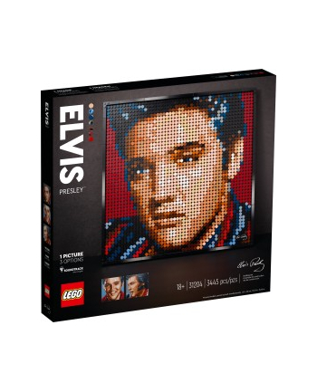 LEGO 31204 Art Elvis Presley - ''The King'' Construction Toy (DIY Poster Wall Decor Art Picture Adult Craft Kit Wall Art Home Decor Gift)