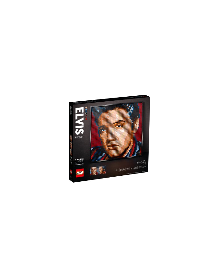 LEGO 31204 Art Elvis Presley - ''The King'' Construction Toy (DIY Poster Wall Decor Art Picture Adult Craft Kit Wall Art Home Decor Gift) główny
