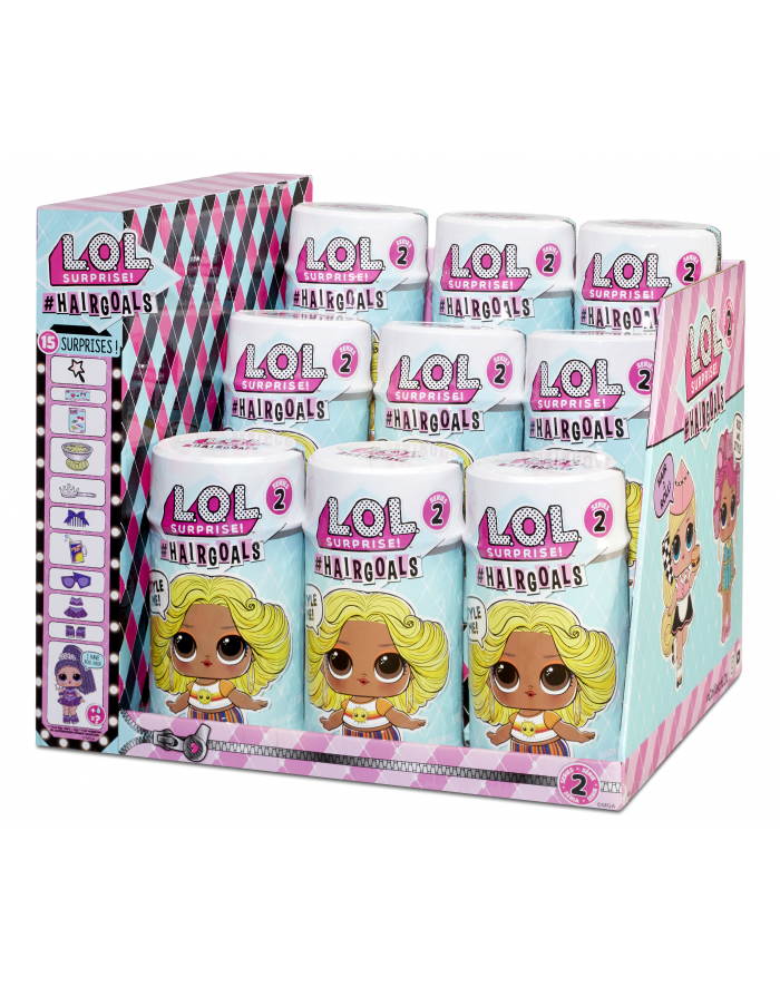 MGA Entertainment LOL Surprise Hairgoals 2.0 Asst in PDQ Doll główny