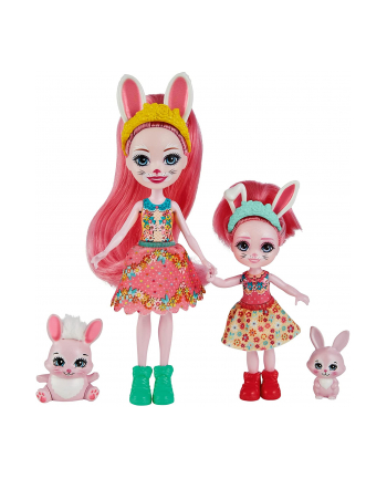 Mattel Enchantimals Bree Bunny Doll and Little Sister