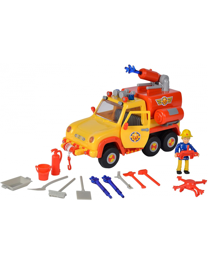 Simba Fireman Sam Fire Engine Venus 2.0 Toy Vehicle (Yellow/Orange, Includes Figure) główny