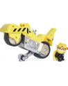 spinmaster Spin Master Paw Patrol Moto Pups Rubbles Motorcycle, Toy Vehicle (Yellow, with Toy Figure) - nr 2