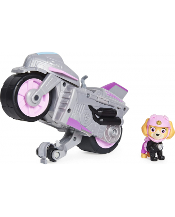 spinmaster Spin Master Paw Patrol Moto Pups Skyes Motorcycle Toy Vehicle (Pink/Grey with Toy Figure)