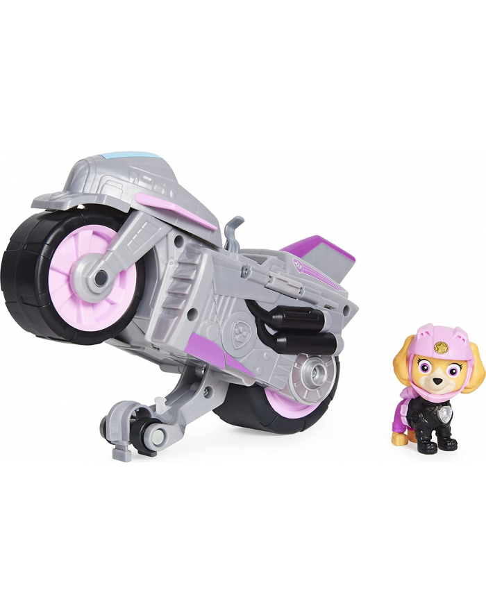 spinmaster Spin Master Paw Patrol Moto Pups Skyes Motorcycle Toy Vehicle (Pink/Grey with Toy Figure) główny