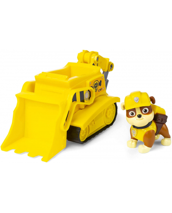 spinmaster Spin Master Paw Patrol Rubbles Bulldozer Model Vehicle (With Collectible Figure)