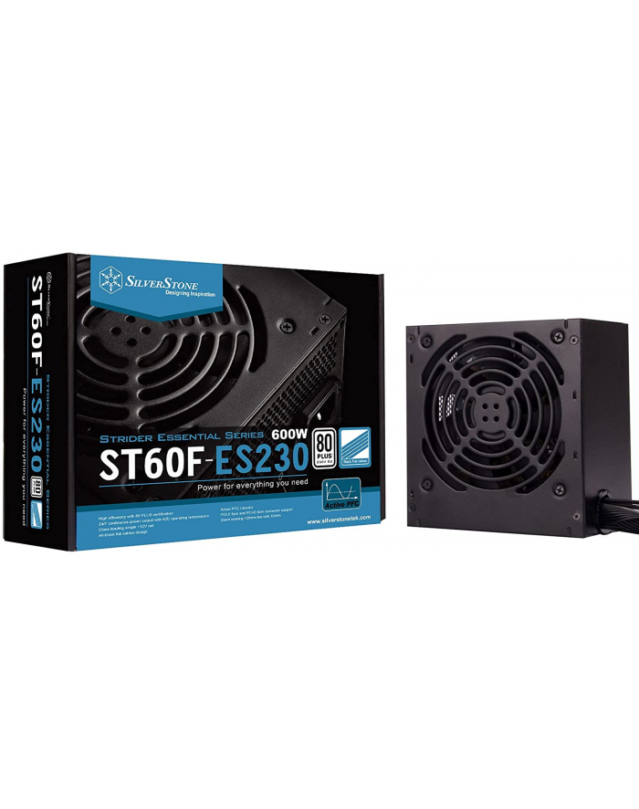 silverstone technology SilverStone SST-ST60F-ES230 - 600 Watt - PCIe - Kolor: CZARNY główny