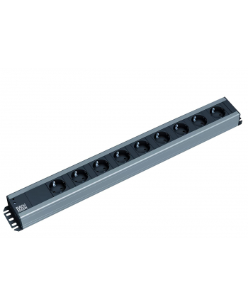 Bachmann 90 craftsman strip, 9-way socket strip (Kolor: CZARNY/grey, 2 meters)