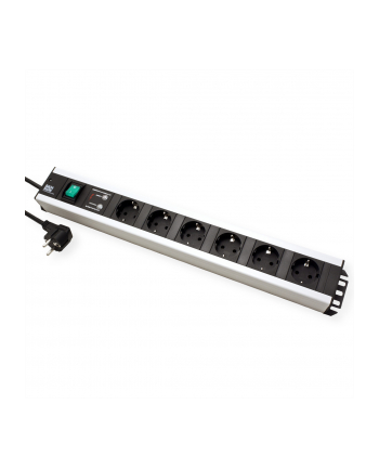Bachmann 90 craftsman strip, 6-way socket strip (Kolor: CZARNY/grey, 2 meters, overvoltage protection ) nr 2