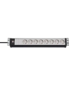 Brennenstuhl Premium-Line 19  8-way power strip (Kolor: CZARNY/light grey, suitable for 19  racks) - nr 4