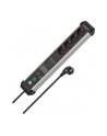 Brennenstuhl Premium protection Line 4-way, power strip (Kolor: CZARNY/silver, 60,000 A surge protection , 3 meters) - nr 10