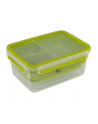 Emsa CLIP ' GO Lunchbox XL, lunch box (green/transparent, with inserts) - nr 5