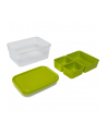 Emsa CLIP ' GO Lunchbox XL, lunch box (green/transparent, with inserts) - nr 7