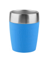 Emsa TRAVEL CUP thermal mug (blue/stainless steel, 0.2 liters) - nr 1