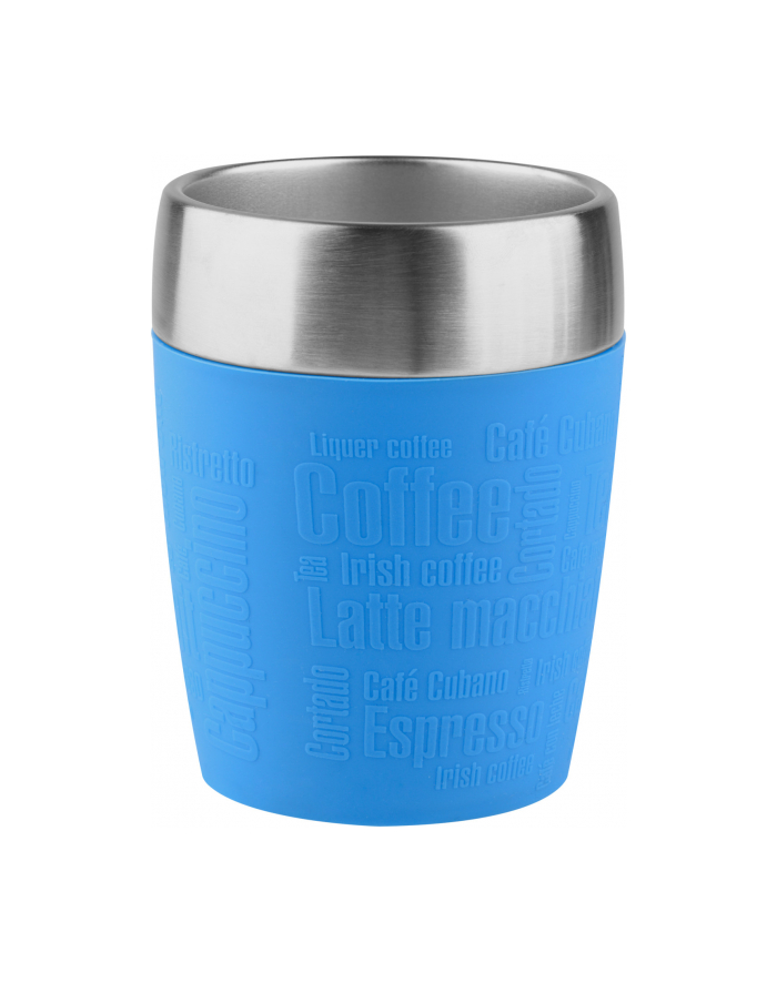 Emsa TRAVEL CUP thermal mug (blue/stainless steel, 0.2 liters) główny