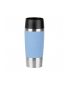 Emsa TRAVEL MUG Waves thermal mug (light blue/stainless steel, 0.36 liters) - nr 2